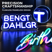Enseigne néon LED personnalisée UL avec impression UV, logo néon acrylique imprimé sur mesure, éclairage 3D, étanche, grande taille, moderne