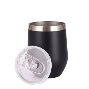 Verre à vin isotherme à double paroi en acier inoxydable, cadeau de remerciement, option logo personnalisé ASM09 - Product Image 4