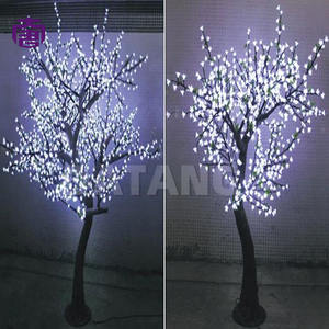 Árbol Decorativo de Flores de Cerezo con Luces LED para Caminos de Jardín e Iluminación Decorativa para Festivales - Product Image 6