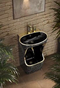 Arabia Basin Sink Lavabo en céramique autoportant double, lavabo de toilette, lavoir à pieds pour Wudu musulman, Wudumate, Bassin de Wudu - Product Image 3