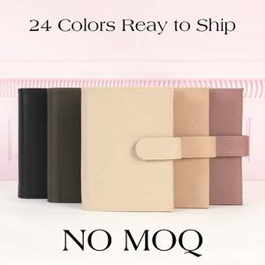 鸿博畅销书24色金色6环A6软荔枝皮预算活页夹带飞叶活页装订学校/办公室礼品 - Product Image 2