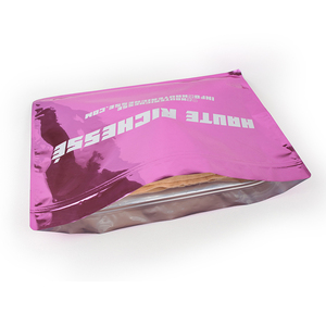 Tùy chỉnh in logo kim loại phong cách quần áo đồ lót bao bì nhôm bóng nhựa Ziplock đóng gói túi Mylar - Product Image 6