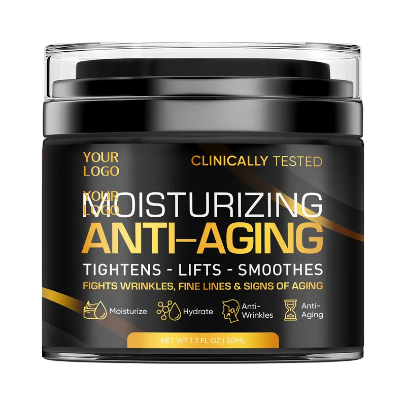 Private Label Organic Remove Wrinkle Vitamin E Hyaluronic Acid Facial Moisturizer Anti Aging Retinol Men Face Cream