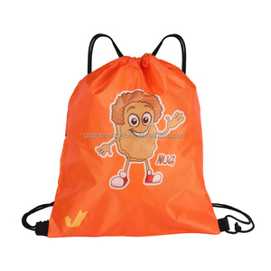 Factory Price Custom 210D Polyester Drawstring Backpack Promotional Sports Bag for Outdoor Events