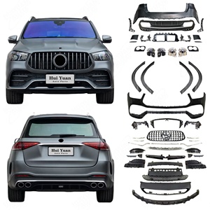 Kit de Carrocería para Parachoques de Automóvil para Benz <span class=keywords><strong>GLE</strong></span> W167 2020-<span class=keywords><strong>2023</strong></span>, Actualización al Estilo <span class=keywords><strong>GLE</strong></span> <span class=keywords><strong>53</strong></span> <span class=keywords><strong>AMG</strong></span> <span class=keywords><strong>2023</strong></span>, Incluye Ensamblaje de Parachoques Delantero y Trasero - Product Image 1