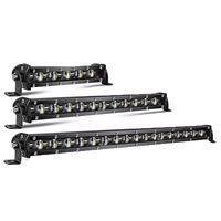 Barre lumineuse LED pour voiture ultra-mince 8~50 pouces Réflecteur 6D Lumière de travail 18//36/54/72/90/108/126/144W LED pour Jeep SUV Camions