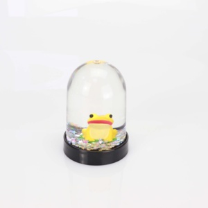 5.5 CM Mini ODM Lỏng Aqua Dễ Thương Aquarium Nhựa Acrylic Tùy Chỉnh Bán Buôn Ếch Nước Bóng Long Lanh Snowglobe Kit Sản Xuất - Product Image 2
