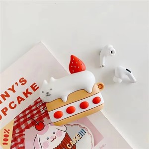 Étui pour écouteurs pour <span class=keywords><strong>AirPods</strong></span> Pro mignon fraise chat gâteau manchon de protection pour <span class=keywords><strong>Apple</strong></span> <span class=keywords><strong>Airpods</strong></span> 1 <span class=keywords><strong>2</strong></span> étui casque boîte Fundas - Product Image 6