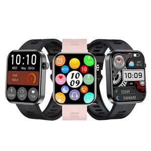 OEM FW10 1.96inch SmartWatch IP67 Heart Rate Blood Pressure Sports BT Call Smart Watch 100 kinds of movement patterns