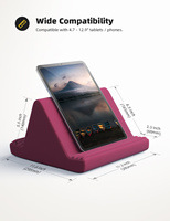 Lamicall PL01 Support de tablette pour canapé, coussin de lit, support de genoux souple, support multi-angles pour liseuse électronique, téléphone, lecture et visionnage