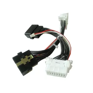 Arnés de Cable personalizado de 1 a 2, Cable OBD 2 J1962 Y, conector divisor hembra de 16 pines para coche