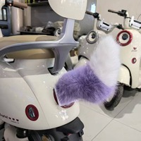 2026 Factory Velcro Queue électrique en peluche détachable, contrôlée par télécommande vocale, pour décoration arrière de voiture, animal d'anime japonais