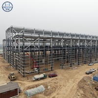 Edificio de Almacén con Estructura de Acero Metálico Moderno, Almacenamiento Industrial, Construcción de Estructura de Acero Personalizada