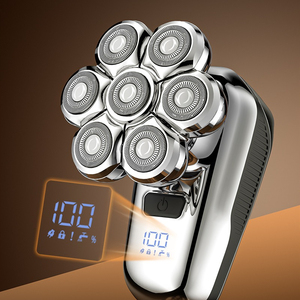 5-in-1 Multifunctional Men's Electric <b>Shaver</b> IPX6 Waterproof Magnetic Head USB Rechargeable Rotary <b>Shaver</b> for <b>Face</b> & Body Use - Product Image 5