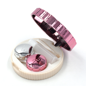 Wholesale quality contact lens cleaner packaging eye contact box estuches contact lensescase