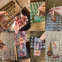 Huile pour cuticules à fleurs séchées 30ml avec logo personnalisé pour salon professionnel, avec boîte cadeau