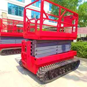 Điện Scissor Lift 4-18M trên không skylift 6M 8M 10m 12M 14m di động nâng giàn giáo điện thủy lực Scissor Lift - Product Image 3