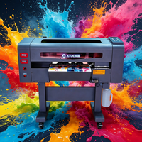 Printer DTF Transfer Panas Tinta Putih HanColor Baru Kompatibel Epson Garansi 1 Tahun Otomatis A3 Pola Kaos Pakaian