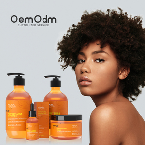 Produits de soins capillaires de marque privée pour adultes Ensemble de shampoing et après-shampoing bio, soin nourrissant et bouclé - Product Image 2