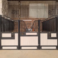 Establo para Caballos Robusto y Estable, Caja para Caballos para un Contención y Seguridad Confiables