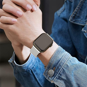 RYB สายรัดแม่เหล็กแบบห่วงตาข่ายสแตนเลสแบบมิลานสำหรับ <span class=keywords><strong>Apple</strong></span> <span class=keywords><strong>Watch</strong></span> ULTRA 2 49mm Series 10 9 <span class=keywords><strong>8</strong></span> 41mm <span class=keywords><strong>45mm</strong></span> 42mm 46mm - Product Image 6
