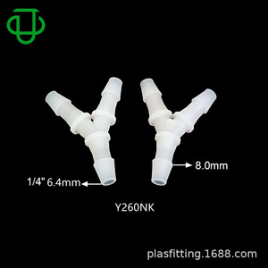 ข้อต่อพลาสติก PVDF คุณภาพสูง รูปตัว Y ขนาดเส้นผ่านศูนย์กลางเท่ากัน สำหรับท่อน้ำและท่ออากาศ ทนทานต่ออุณหภูมิสูง กรด/ด่าง - Product Image 5