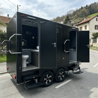 Douche et toilettes portables pour camping-car, salle de bain mobile de luxe VIP, caravane, camping, extérieur, toilettes écologiques, remorque