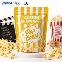 Kundenspezifisch Bedruckte Hochwertige Umweltfreundliche Lebensmittelechte PE-Mylar Feuchtigkeitsbeständige Standbeutel mit Reißverschluss für Snack-Verpackungen