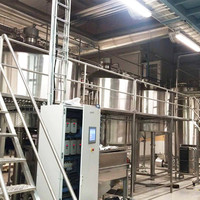 Équipement de brasserie industrielle, ligne de production de bière en acier inoxydable sanitaire avec fermentateurs coniques