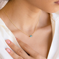 Collier Pierre De Naissance Bijoux En Cristal Collier De Moda Pierre De Naissance Pendentifs Collier Pierre De Naissance Charme Collier Plaqué Or