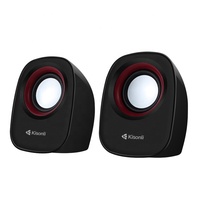 Untuk V360 USB 2.0 Speaker Komputer Plastik Berkabel Sistem Suara Surround Speaker Gaming Output Total 3W