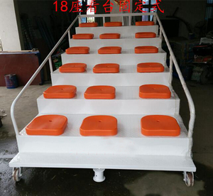 Attrezzatura da competizione per atletica leggera di alta qualità, marca HANGJIA, in acciaio ad alto tenore di carbonio, con tribuna per 12 persone. - Product Image 6