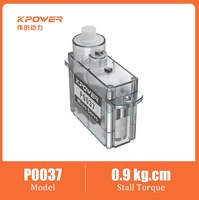 P0037 0.9kg 0.07sec Servomoteur RC Aereo 3.7g Micro Mini Servomoteur sans noyau pour Avion RC, Planeur, Petit Robot, Kits DIY