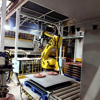Robot industriel FANUC R-2000iC/210F 165F à 6 axes pour la manutention de disques de frein, de moyeux de roue, la palettisation et l'asservissement des machines