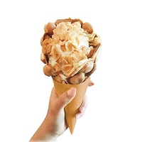 Emballage De crêpe à emporter, 10 pièces, porte-paquets en papier pour aliments et desserts, personnalisés, cônes pour gaufres