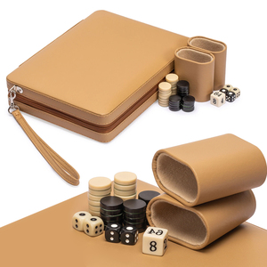 Hot-selling 9" Personalized <strong>Travel</strong> <strong>Backgammon</strong> <strong>Set</strong>, <strong>Backgammon</strong> Personnalise Entertainment Board Game - Product Image 4