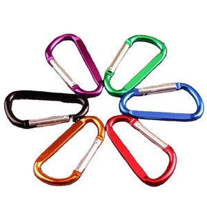 Supply Type D Pressed Aluminum Alloy Mountaineering Hook Metal Buckle Clip Carabiner Clip Keychain