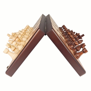 Thiết Kế Mới 15 Inch Chất Lượng Cao Hội Đồng Quản Trị Trò Chơi Xách Tay Có Thể Gập Lại Sang Trọng Bằng Gỗ Từ Bộ Cờ Vua - Product Image 5