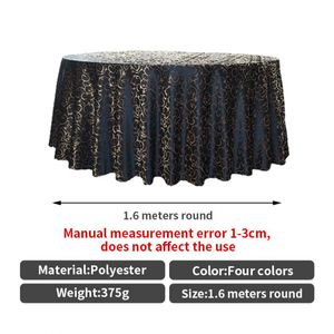 Manteles de Crochet Vintage Redondos con Patrón Jacquard de Lujo para Bodas y Eventos - Product Image 2