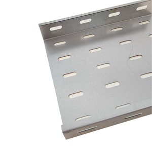 金属ケーブルトレイ換気トラフタイプカスタムサイズ<span class=keywords><strong>gi</strong></span>穴あきアクセサリー付き - Product Image 1