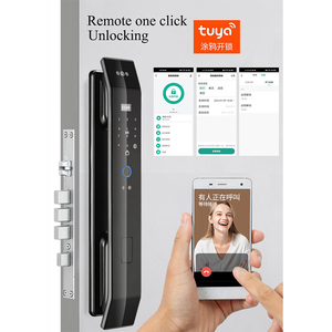 Tuya <span class=keywords><strong>Portero</strong></span> Electrónico Con Cámara Inteligente Huella Dactilar Seguridad Cerradura Inteligente Automática - Product Image 4