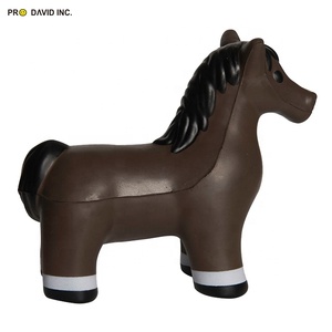 Promotional Toy Print Logo Custom Pu <b>Squeeze</b> Toy Stress <b>Ball</b> in Horse Model - Product Image 4
