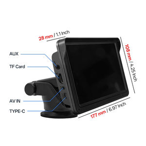 7 "écran HD <span class=keywords><strong>Portable</strong></span> voiture lecteur MP5 sans fil Carplay Android Auto BT FM autoradio USB WIFI véhicule multimédia vidéo - Product Image 5