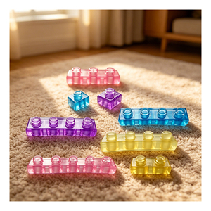 Bloques de Construcción Suaves de Gelatina, Juguete Sensorial Montessori para Niños Pequeños, Rompecabezas de Construcción Apilable de TPE, Portátil para Viajes y Aula - Product Image 4