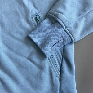 เสื้อฮู้ดดี้โอเวอร์ไซส์ผ้าฝ้าย 100% สไตล์ลำลองสปอร์ตวินเทจสีเขียวสำหรับผู้ชาย แบรนด์ CP Luxury Dropshipping รุ่น Autumn - Product Image 4