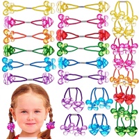 4 Buah/Set Jepit Rambut Kain Kupu-kupu Kartun Lucu untuk Bayi Perempuan & Stiker Poni Aksesori Rambut untuk Segala Acara