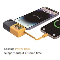 Nouveaux produits créatifs 20W 5000mAh Mini Power Bank portable avec écran LED Type-C Chargeur USB Alimentation mobile en gros