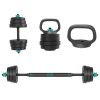 Ensemble d'haltères ajustables pour haltères Kettlebell d'haltérophilie multifonctions
