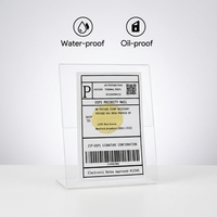 Rouleau de papier d'étiquettes thermiques directes adhésives personnalisées 100x150 500 4 X 6 Jumbo Roll