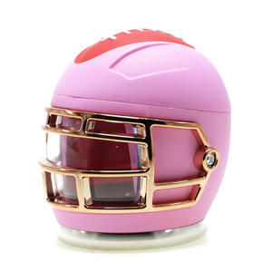 New Style Color Football Helmet <strong>Grinder</strong> Four-layer Large Capacity <strong>Grinder</strong> <strong>Metal</strong>+Plastic Cigarette Crusher - Product Image 4